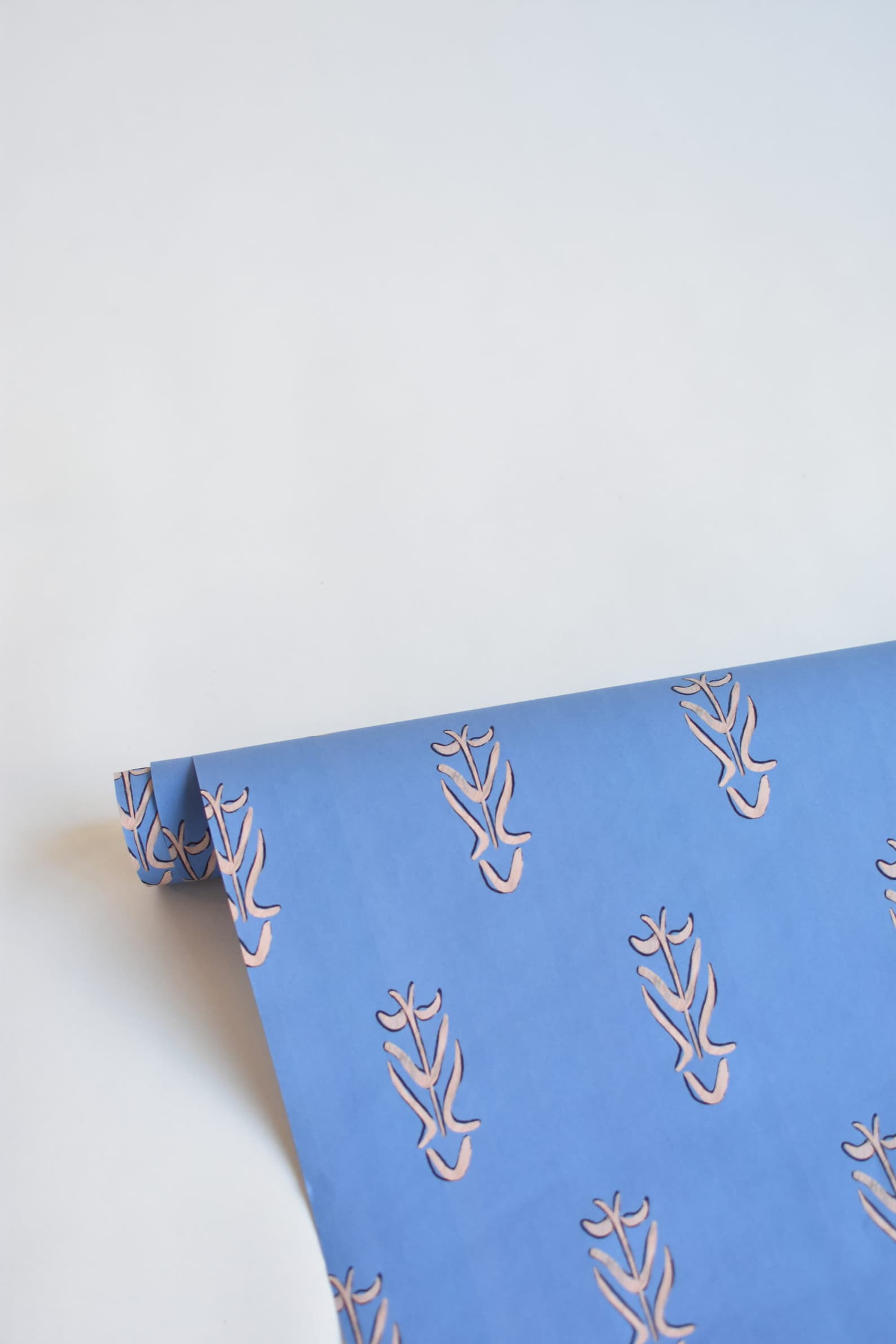 Blue Christmas Gift Wrapping paper designer Etsy
