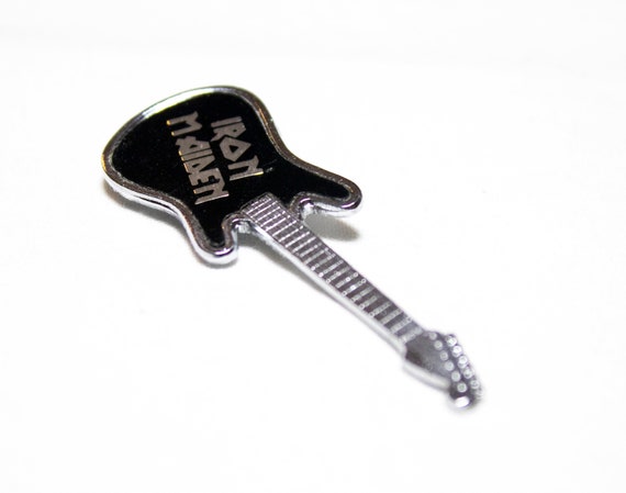 Vintage Iron Maiden Guitar Badge