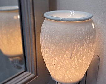 Enchanted Forest Plug-in Wax Warmer: Soothing Ambient Light
