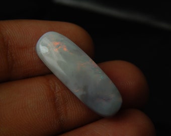 Australian Solid Black Opal Natural Gemstone Top Quality Oval Shape Loose Cabochon 24X8X6MM 9.10 Carat