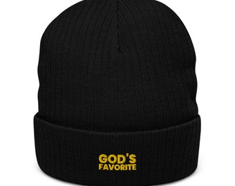 Le bonnet en tricot côtelé préféré de Dieu