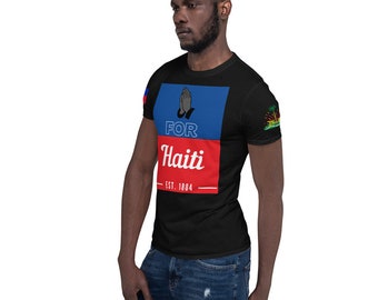 Pray For Haiti Short-Sleeve Men’s T-Shirt