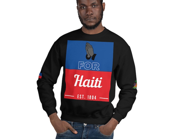 Featured listing image: Pray For Haiti AESTHETIC SWEATSHIRT
