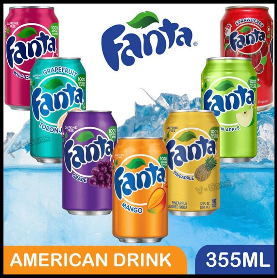 3 X Fanta Mystery American Drinks Box Etsy