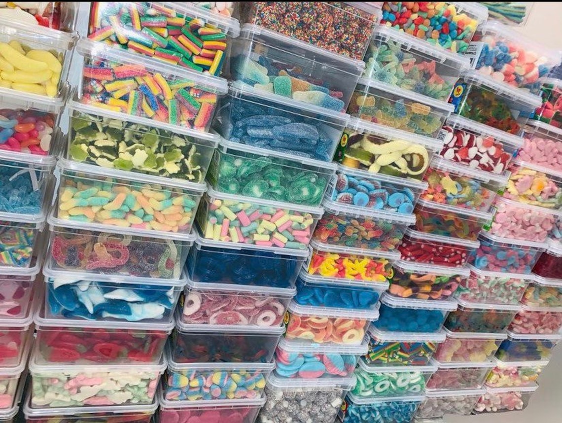 Pick N Mix Sweet Boxes 350/500g/1kg/2kg Perfect For Etsy UK