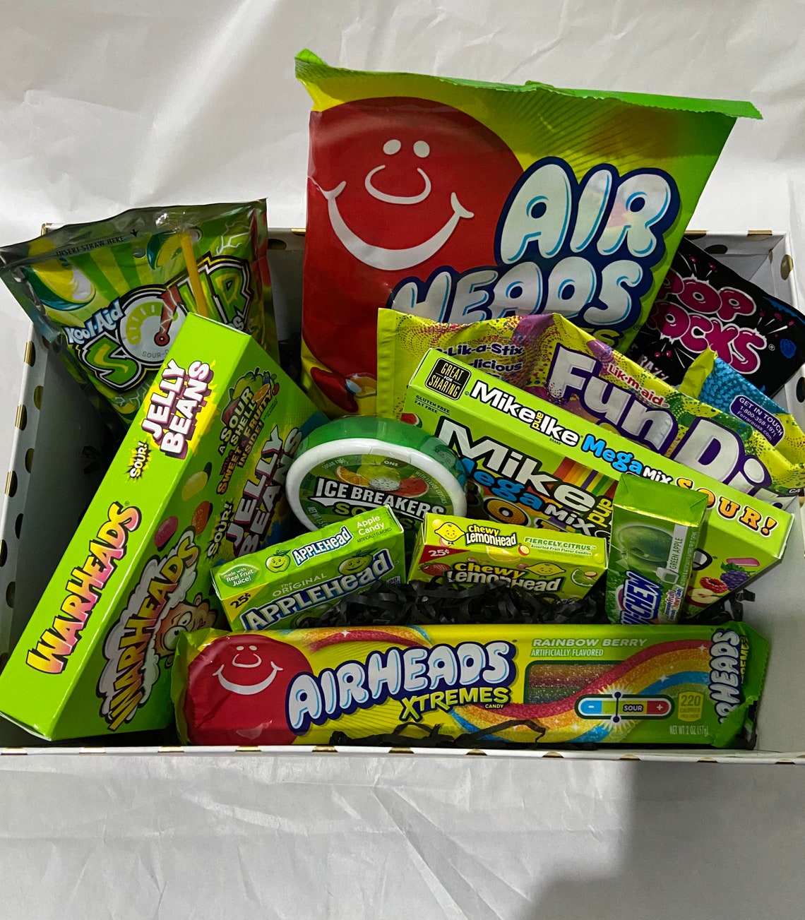 American Sour Candy Box Etsy