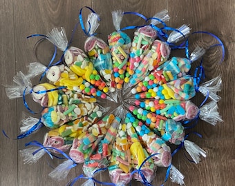 Halal HMC Pick N Mix Sweet cones perfect for:  weddings, Hen do, Eid, gifts, and birthdays parties.
