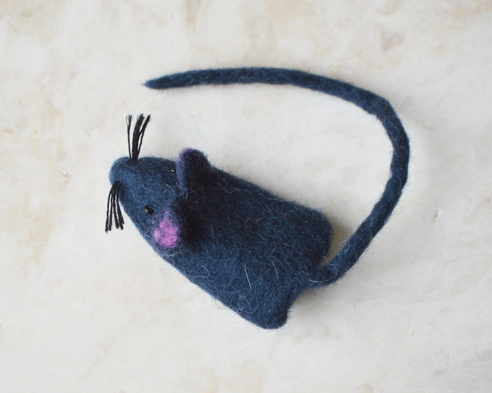 Rat Finger Puppet Handmade Cute Felt Mouse Toy Kids Unisex Etsy