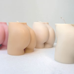 Candele da donna colorate in cera di soia, culo femminile, candela bottino medio, decorazioni per la casa, regalo per la migliore amica