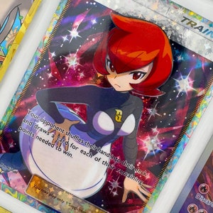 Non officiel Mars Trainer Plein Art TCG Pochette de reliure en plastique avec insertion de page Holo personnalisé Affichage Remplacement de la liste de souhaits LIRE LA DESCRIPTION