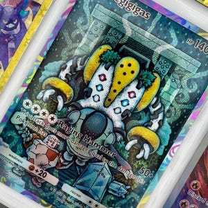 Reliure non officielle Regigigas TCG Pocket Full Art en plastique pour reliure à images, insertion de page Holo personnalisée, remplacement de la liste de souhaits LIRE LA DESCRIPTION