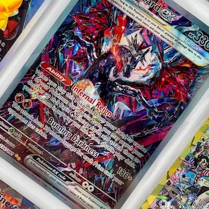Non officiel Charizard Ex 234/091 Reliure photo en plastique brillant pleine illustration Insérer la page dans la liste de souhaits Remplacement de la dramatisation holographique LIRE LA DESCRIPTION