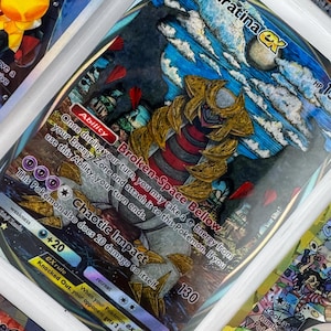 Non officiel Giratina Ex Immersive TCG Pocket Reliure photo en plastique plein d'art avec insertion de page Holo personnalisé Affichage Liste de souhaits LIRE LA DESCRIPTION