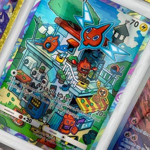 Reliure non officielle Rotom TCG Pocket, reliure photo en plastique artistique complète, insertion de page Holo personnalisée, remplacement de la liste de souhaits LIRE LA DESCRIPTION