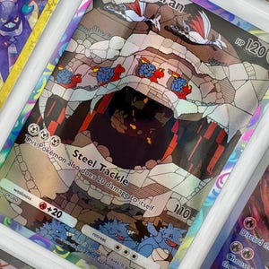 Reliure non officielle Heatran TCG Pocket, reliure photo en plastique artistique complète, insertion de page Holo personnalisée, remplacement de la liste de souhaits LIRE LA DESCRIPTION