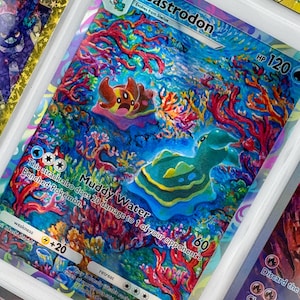 Gastrodon TCG Pocket non officiel, reliure d'illustrations artistiques en plastique, insertion de page personnalisée Holo, affichage de la liste de souhaits, remplacement LIRE LA DESCRIPTION