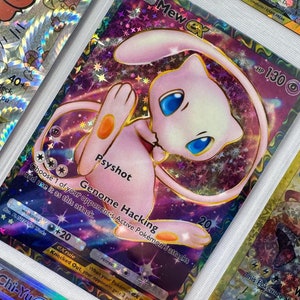 Reliure non officielle en plastique de poche Mew Ex TCG Insertion de page dans la liste de souhaits Dramatisation de film holographique de remplacement LIRE LA DESCRIPTION