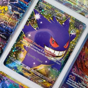 Reliure non officielle en plastique avec pochette Gengar Ex TCG Insertion de page dans la liste de souhaits Dramatisation de film holographique de remplacement LIRE LA DESCRIPTION