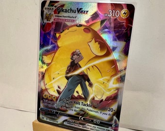 Reliure non officielle en plastique Pikachu Vmax TG17/TG30 Insertion de page dans la liste de souhaits Dramatisation de la feuille holographique de remplacement LIRE LA DESCRIPTION