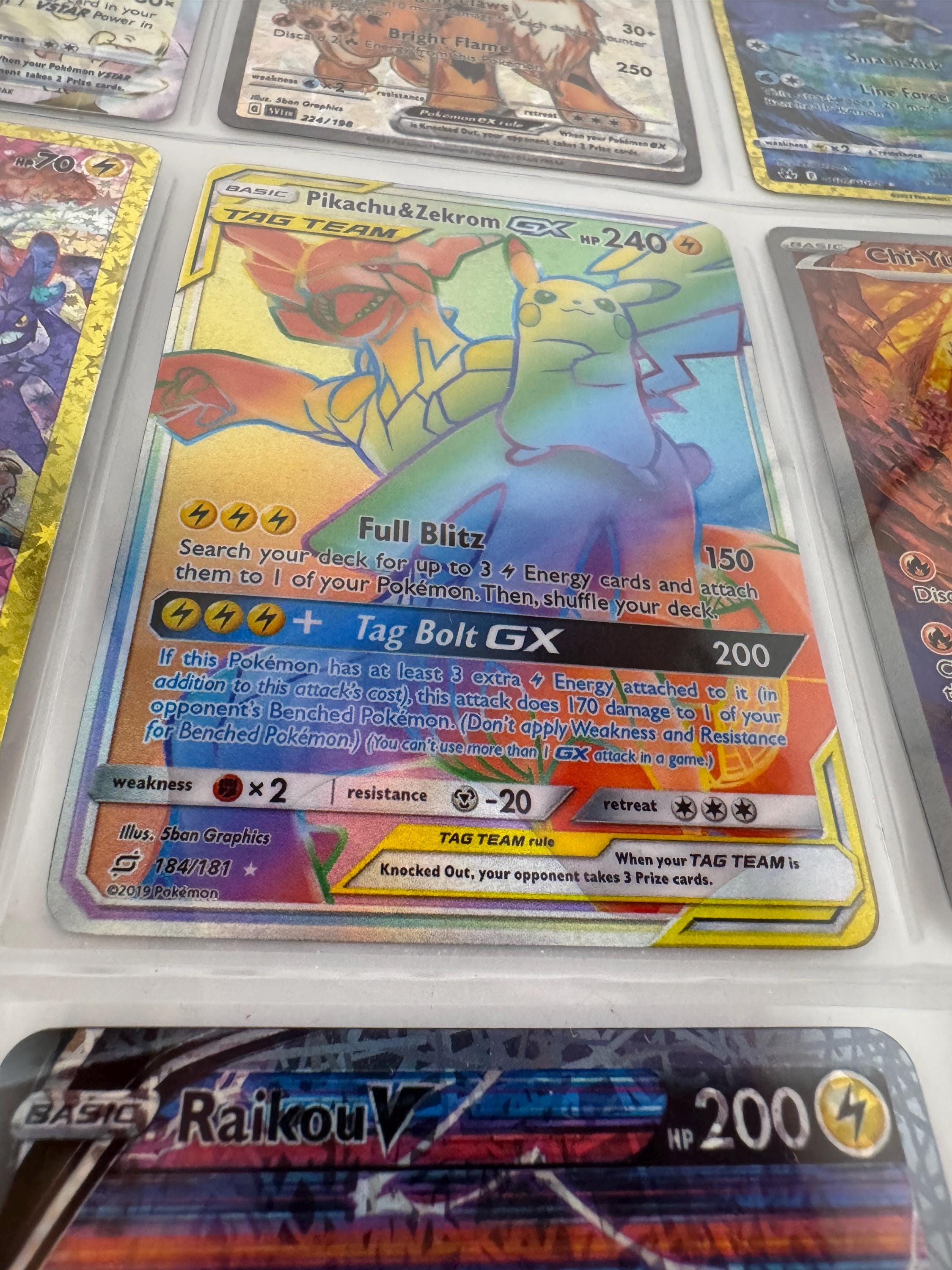 ポケモンカードゲーム RESHIRAM&CHARIZARD-GX PIKACHU&ZEKROM-GX il_1080xN.7095450706_621n.jpg