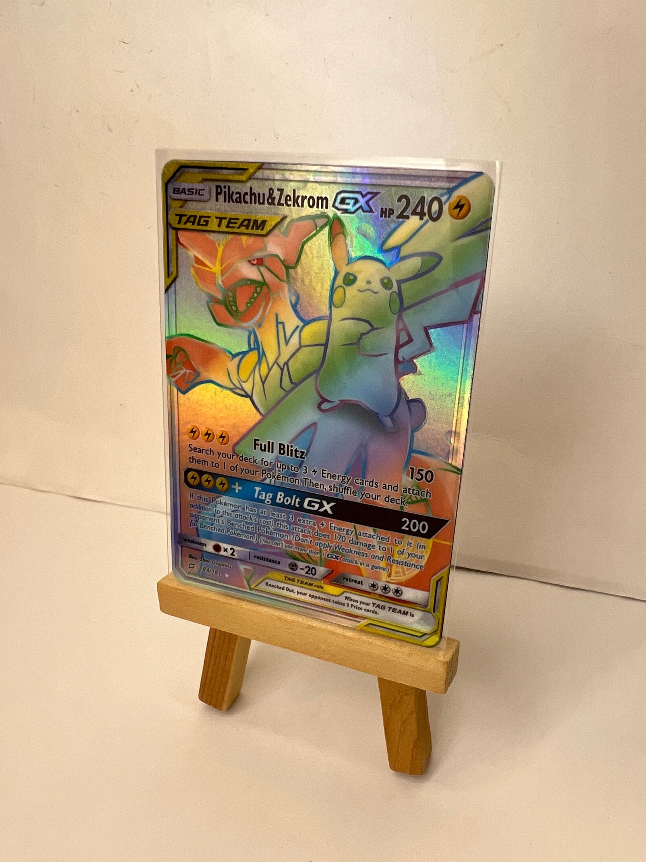 Pikachu & Zekrom GX - Team Up Pokémon card 184/181