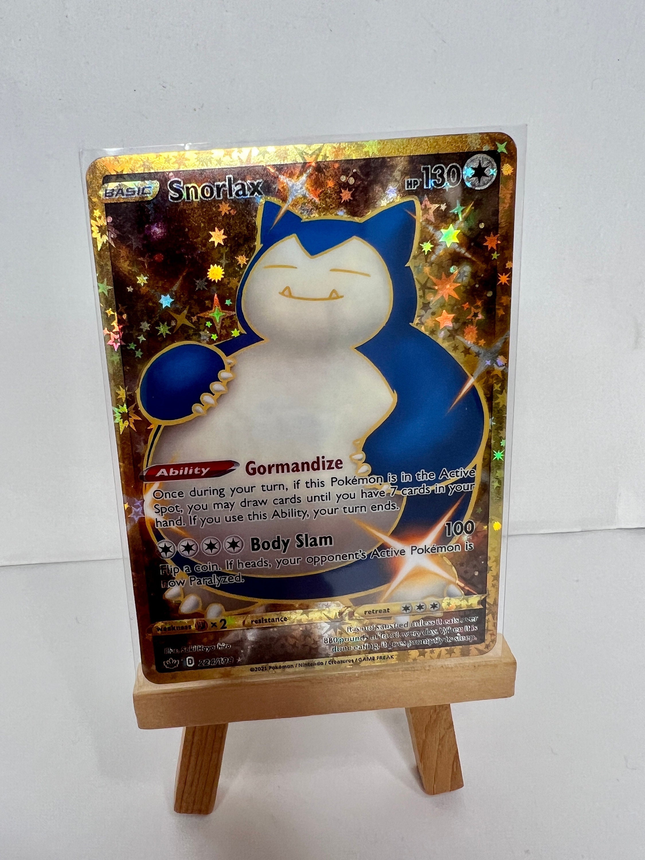 ② Ronflex Brillant Or 224/198 - Carte Pokémon — Jeux de cartes à