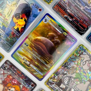 Non officiel Paldean Clodsire Ex Rainbow TCG Pocket Reliure photo en plastique avec insertion d'illustrations complète, insertion de page Holo personnalisé Affichage Liste de souhaits LIRE LA DESCRIPTION
