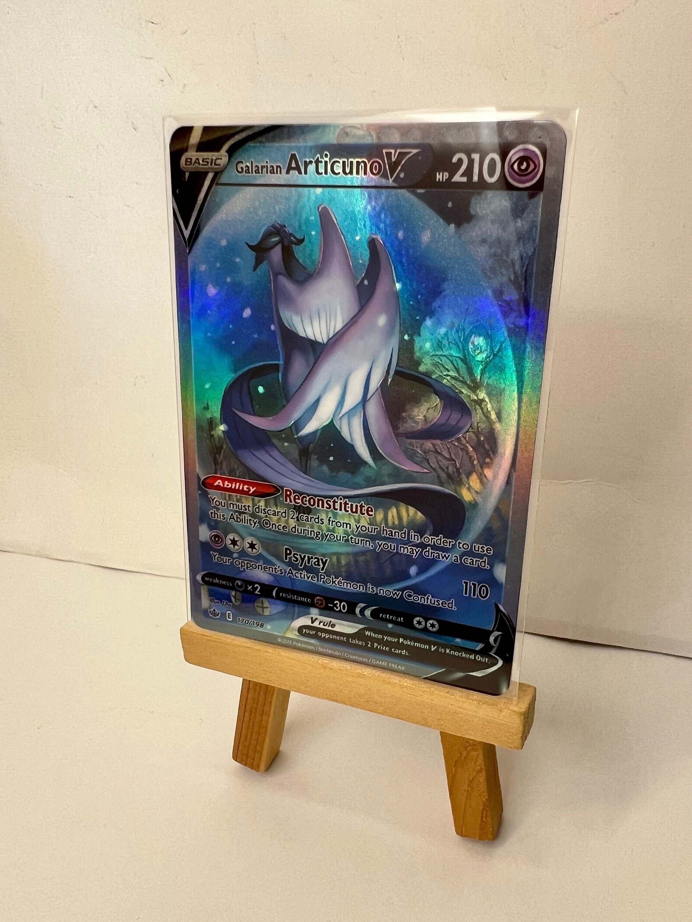 Galarian Articuno V - 170/198 - Full Art Ultra Rare - Pokemon