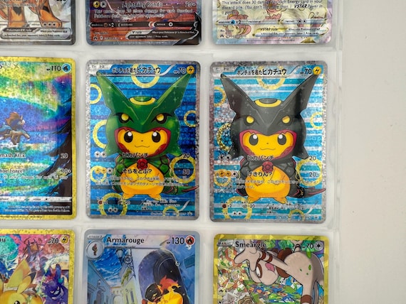 Unofficial Pikachu Wearing Poncho Rayquaza 230/XY-P 231/XY-P Unofficial Pikachu Wearing Poncho Rayquaza 230/XY-P 231/XY-P