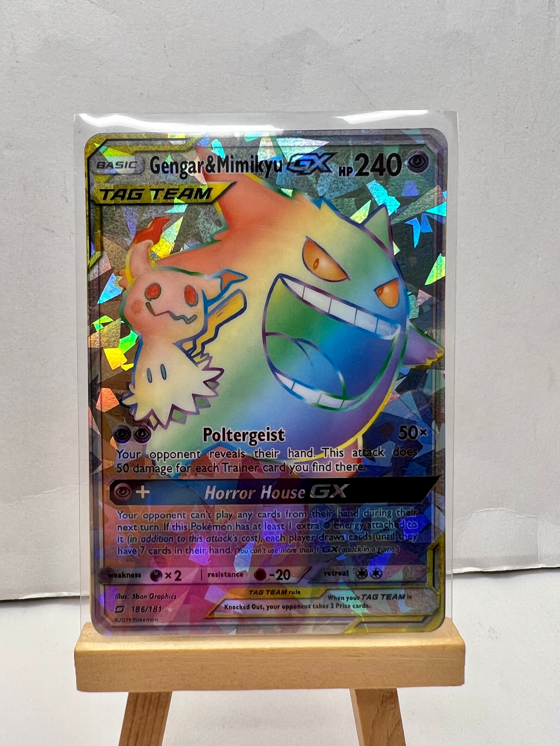 Solar Zekrom GX Shattered Ice Full Art Holo Fanmade Custom 