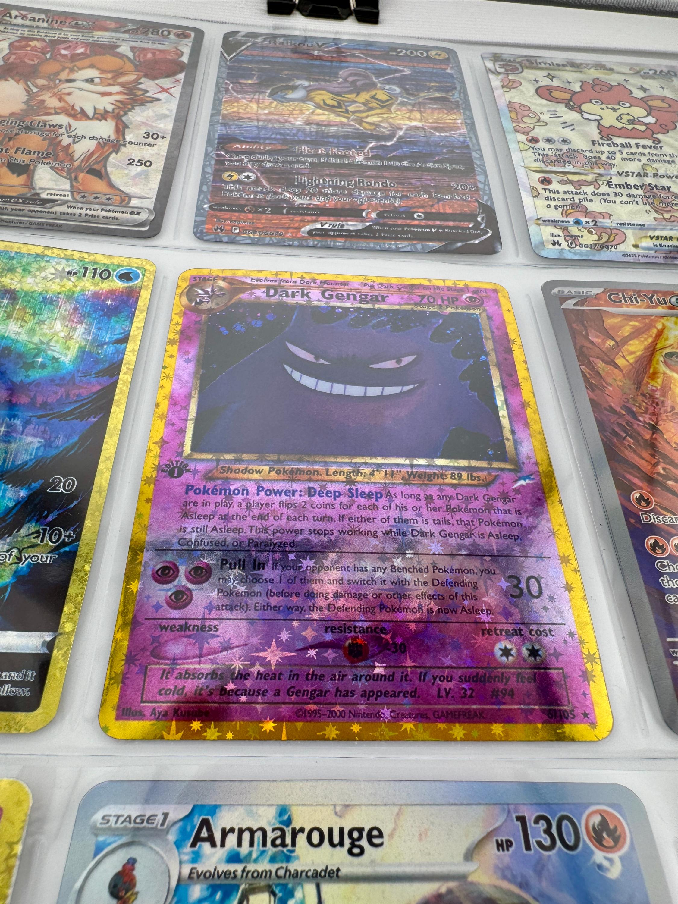 Unofficial Dark Gengar 1st Edition 6/105 Plastic Picture