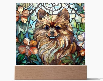Acrylglas-in-loodraam Pommeren: decor huisdierherdenking