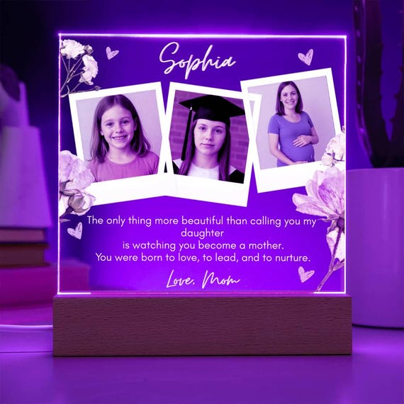 Personalisiertes Abschlussgeschenk - Acryl Plakette Mit Foto, Individuell Gestaltbar