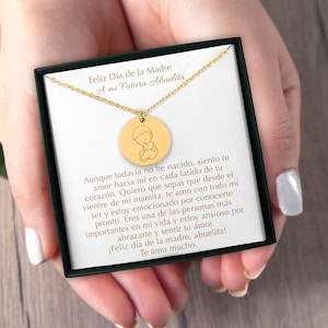 Regalo Día de las madres para futura abuela, Spaanse oma geschenken, Moederdag cadeau voor nieuwe Abuelita, Anuncio de embarazo, Geschenken in het Spaans