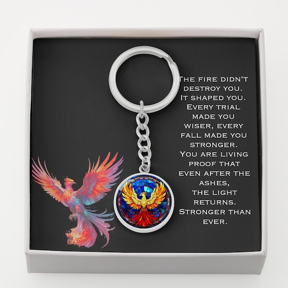 Phoenix Rising Keyring