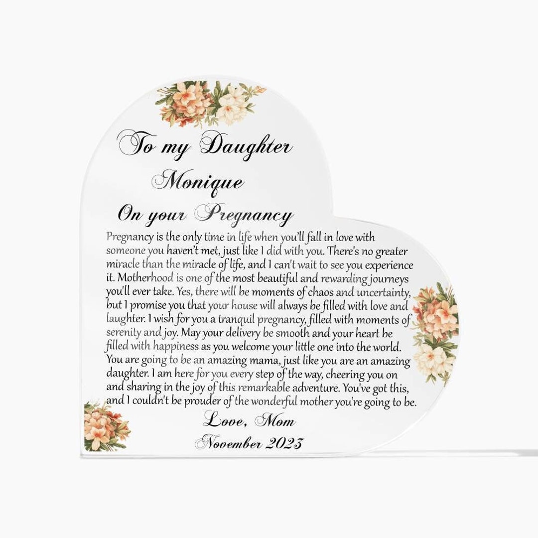 Pregnant Daughter First Time Mom Gift Pregnancy Gift for - Etsy