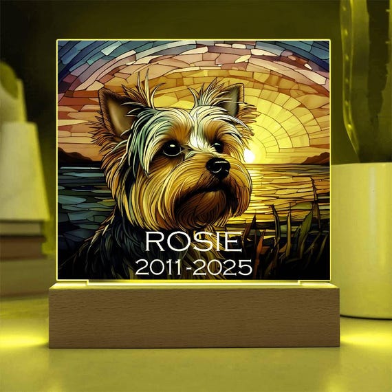 オーダー表札 ヨークシャテリア お見本 オーダー表札 ヨークシャテリア