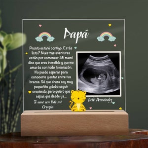 Pregnancy Announcement to Husband, Spanish Pregnancy Announcement Futuro Papa, New dad pregnancy reveal en español, Anuncio de Embarazo papa