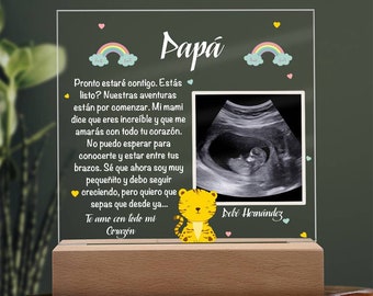 Pregnancy Announcement to Husband, Spanish Pregnancy Announcement Futuro Papa, New dad pregnancy reveal en español, Anuncio de Embarazo papa