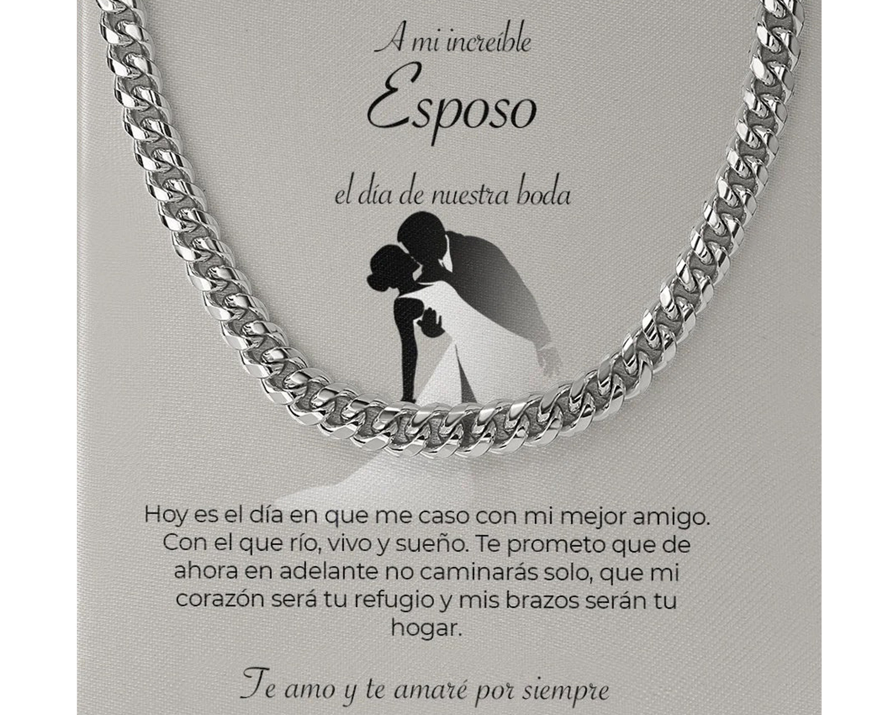 Gift for Groom From Bride on Wedding Day Regalo Para Esposo -