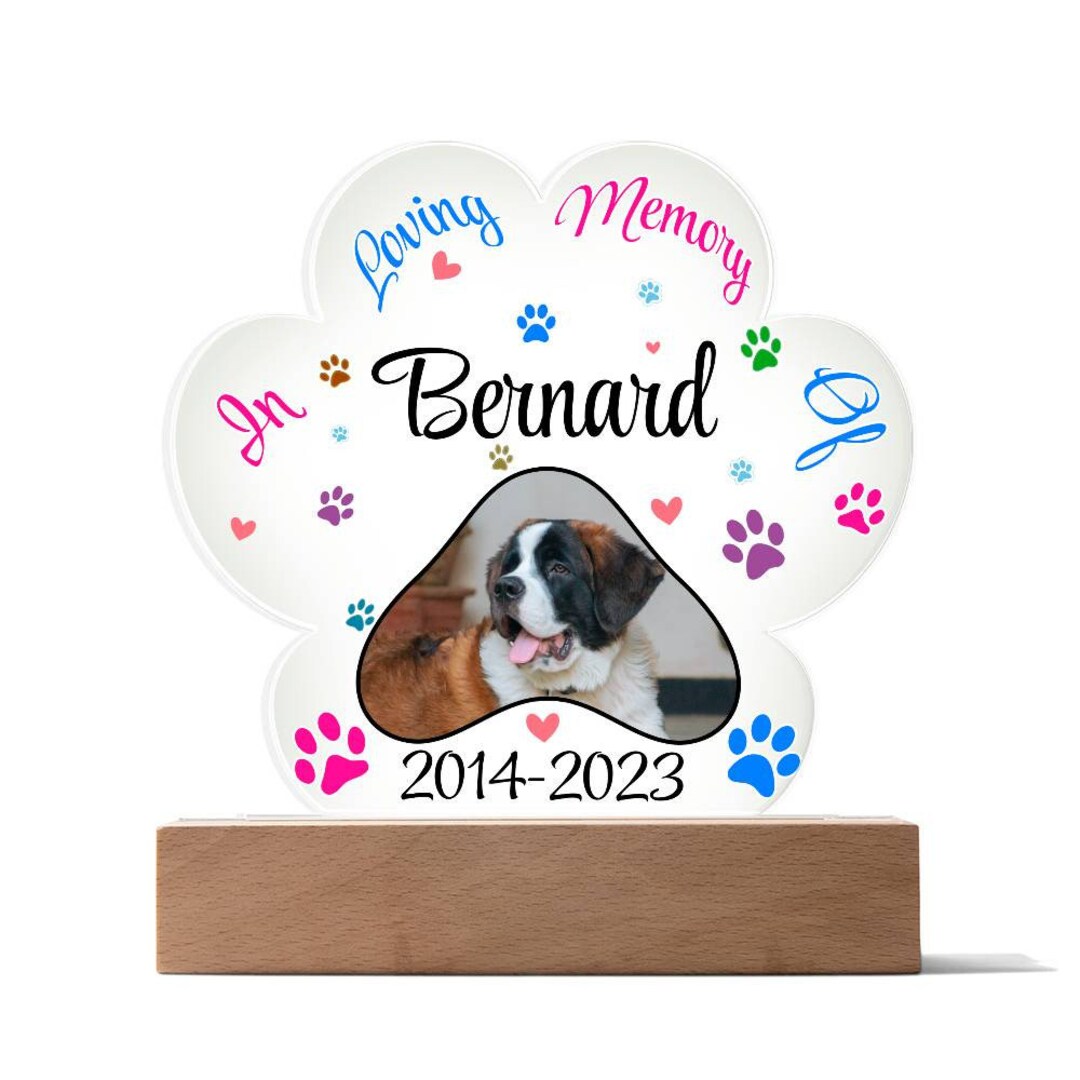 Pet Memorial Personalized Pet Memorial Plaque Paw Print Etsy pet-memorial-personalized-pet-memorial-plaque-paw-print-etsy