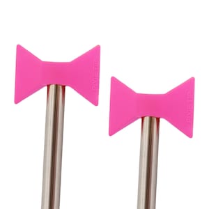 Pink Anti-Aging Comfort Drinking Straw Tip - The Pixie Tip - 2 Large