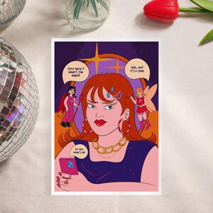 Pixies - illustratieafdruk