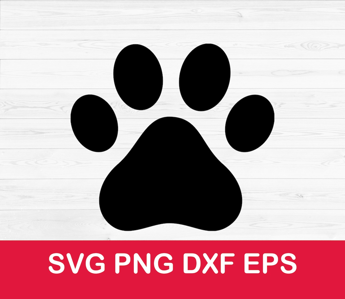 Hundepfote Plotterdatei Tierpfote SVG Tier SVG Hundepfote - Etsy Österreich