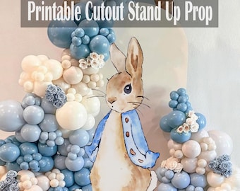Peter Rabbit großen Ausschnitt Prop, Peter Rabbit Standee, sofortiger digitaler Download