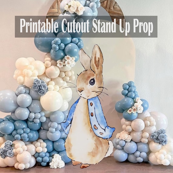 Peter Rabbit Large Cutout Prop, Peter Rabbit Standee, Instant