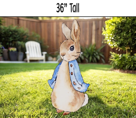 Peter Rabbit Large Cutout Prop, Peter Rabbit Standee, Instant