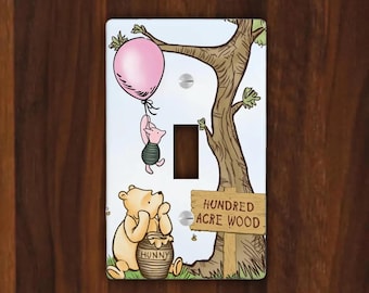 Classic Winnie the Pooh Light Switch Cover