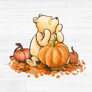 Winnie the Pooh Fall Backdrop - Etsy
