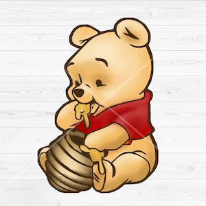 Bebé Winnie The Pooh Png, Contorno De Winnie The Pooh, Archivos Clásicos De Pooh, Descarga Instantánea